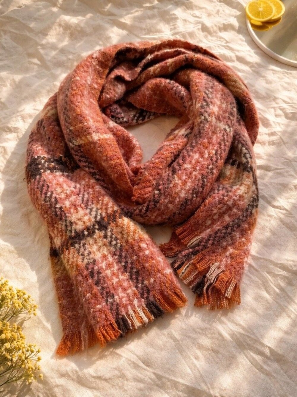 Vince Camuto Scarf - Soft Dusty Rose